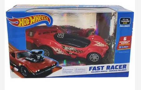 Vehiculo Hot Wheels Fast Racer (colores variados) 13cm