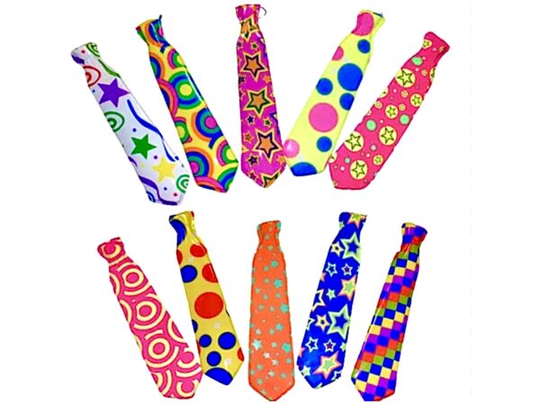 Corbata neon (hora loca party fun) diseño al azar
