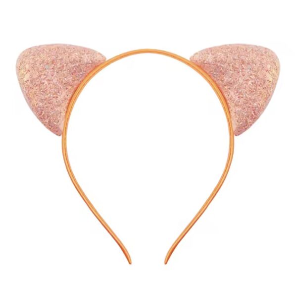 Vincha cat glitter (colores variados) - Imagen 2