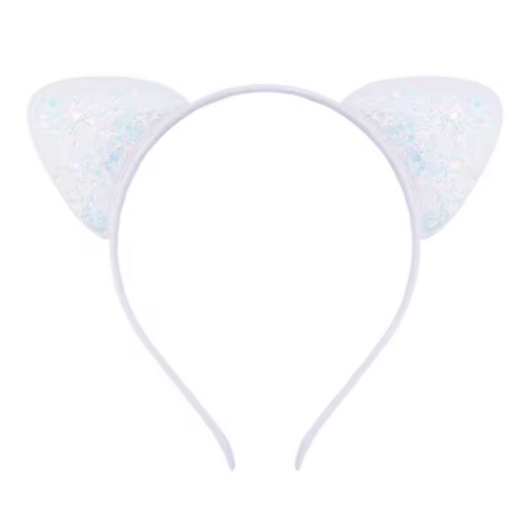 Vincha cat glitter (colores variados) - Imagen 3