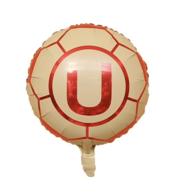 Globo pelota Universitario (24cm x 24cm) viene inflado con aire y paliglobo