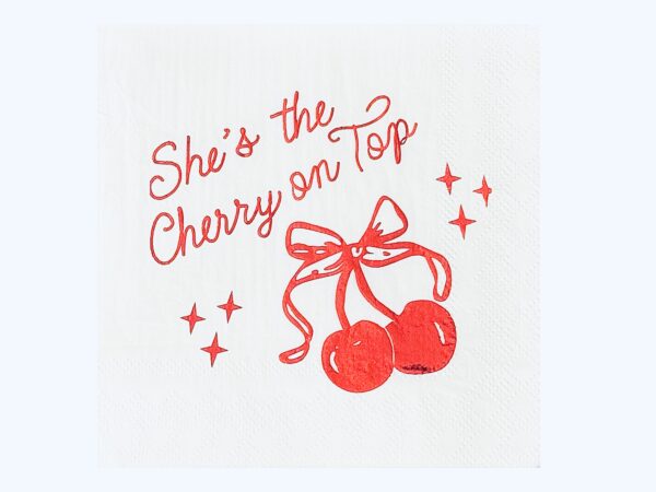 Servilletas Cherry on top (pack 10)