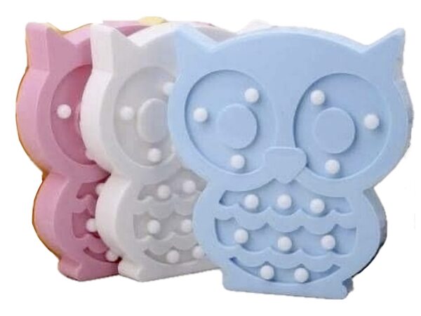 Lampara Buho led 14 luces (rosada, celeste, blanca)