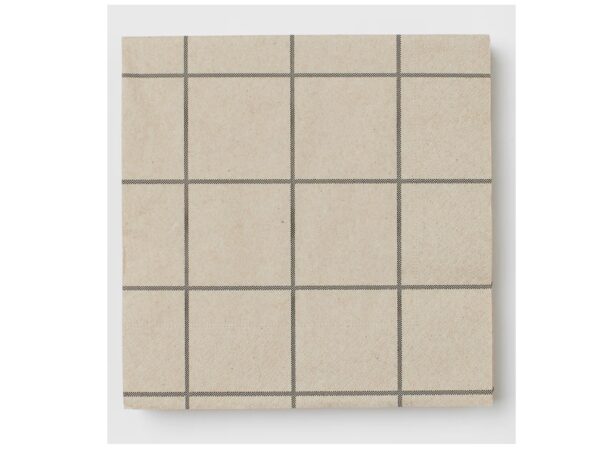 Servilletas cuadrados naturales (pack 10)