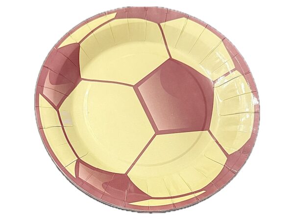 Platos Pelota Futbol Universitario (pack 10)