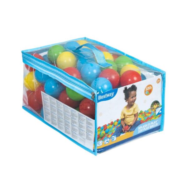 Pelotas multicolor bestway (pack 100)