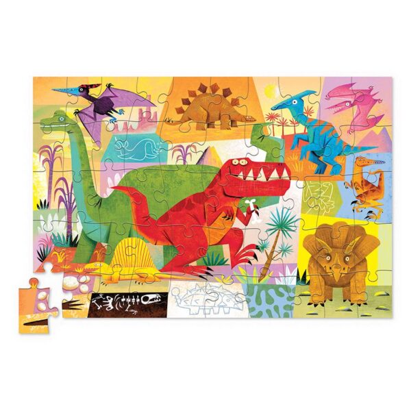 Rompecabezas Dinosaurios 50 Piezas Crocodile Creek - Imagen 2