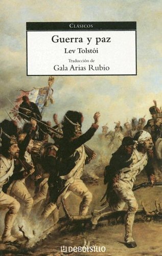 Libro Guerra y paz - Lev Tolstoi - Debolsillo - leido / forrado / antiguo (oferta) (2008)