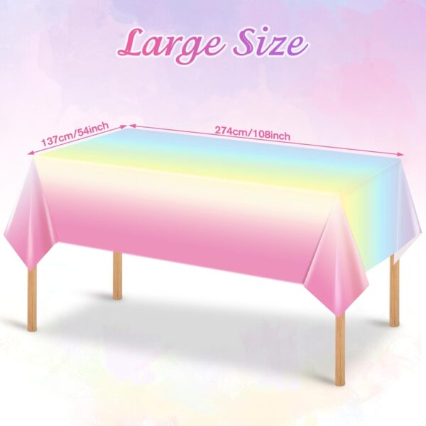 Mantel pastel degrade (137cm x 274cm) - Imagen 4