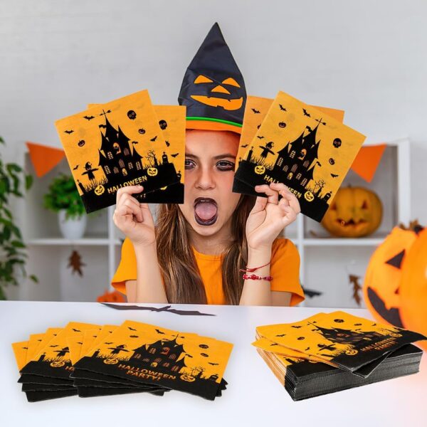 Servilletas Halloween Party (pack 10) - Imagen 3