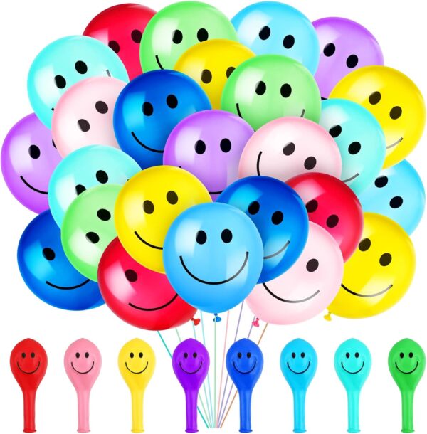 Globo smile 12" (colores variados) (helio)