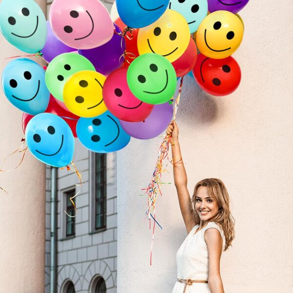 Globo smile 12" (colores variados) (helio) - Imagen 4
