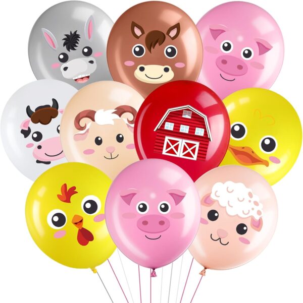 Globo animales de la granja 12" (variados) (con helio)