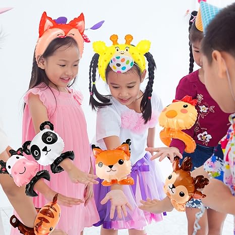 Vincha inflable animalitos (vienen desinfladas) animales variados