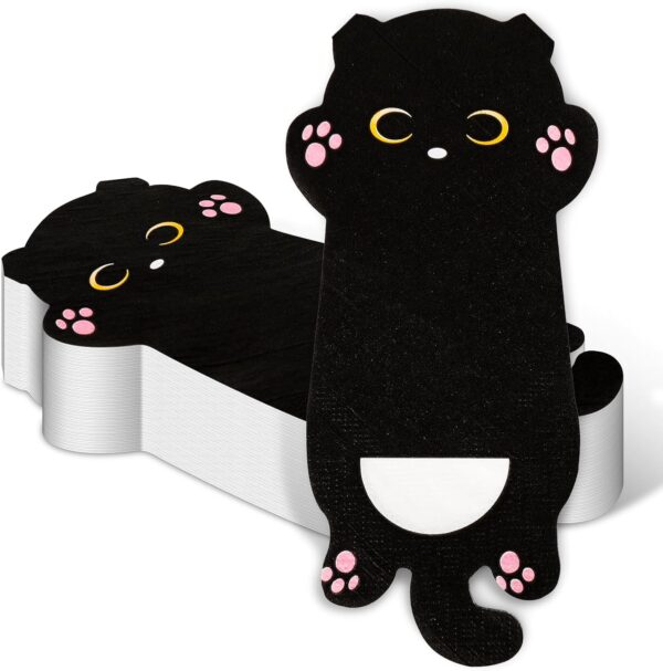 Servilletas gatito negro (pack 10) halloween