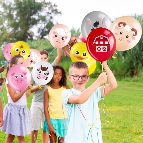 Globo animales de la granja 12" (variados) (con helio) - Imagen 3