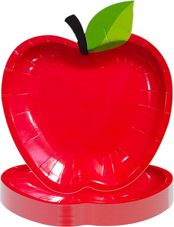 Platos manzana party (pack 5)