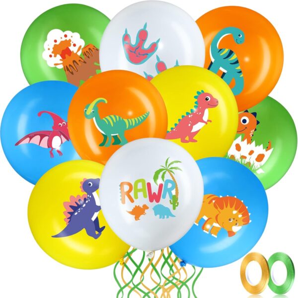 Globo dinosaurio 12" (variados) (con helio)
