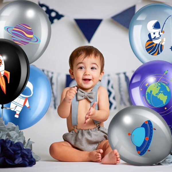 Globos astronauta / espacio / nave / planeta 12" (con helio) - Imagen 3