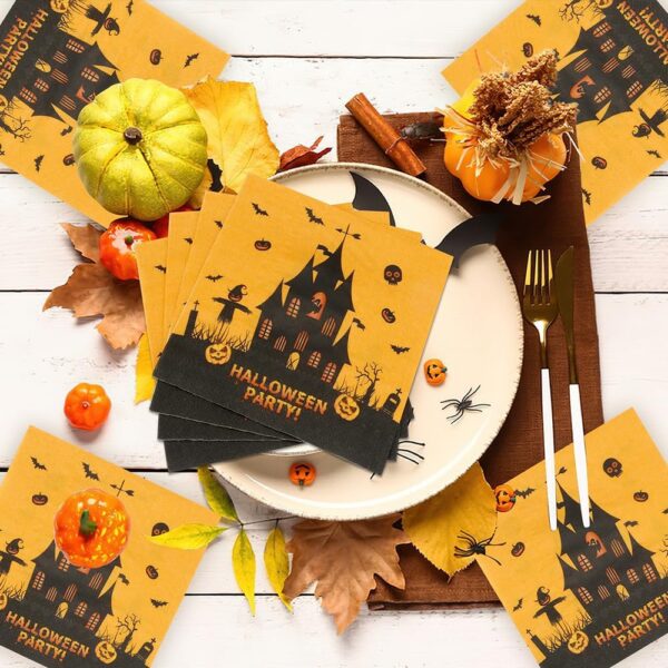 Servilletas Halloween Party (pack 10) - Imagen 2