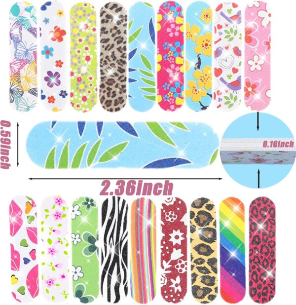 Lima de uñas diseños variados (pack 4) - Imagen 3