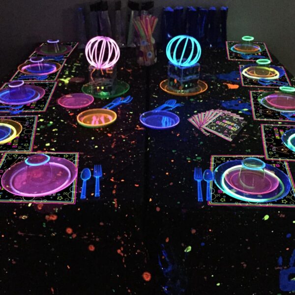 Servilletas Happy Birthday neon (pack 10) - Imagen 5
