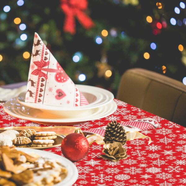 Mantel Xmas Snow (138cm x 274cm) Navidad - Imagen 2