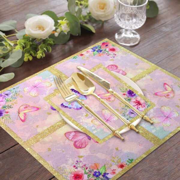 Servilletas Mariposas & Gold (pack 10) - Imagen 5