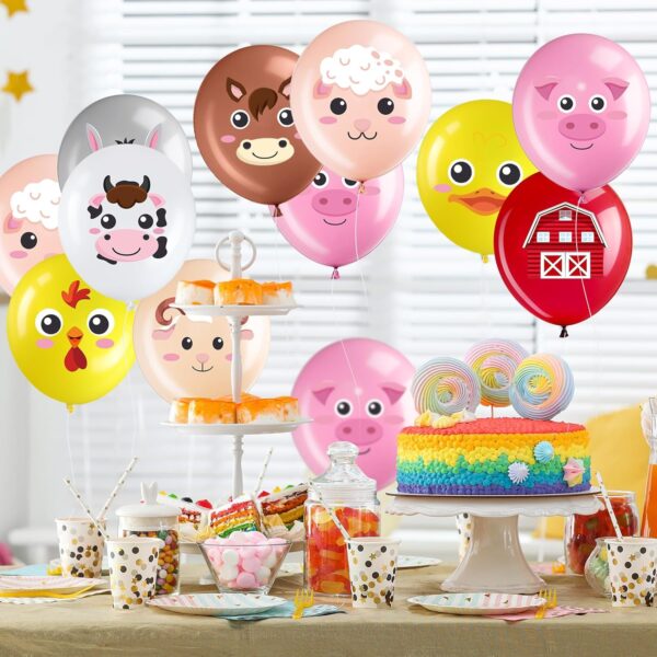 Globo animales de la granja 12" (variados) (con helio) - Imagen 4