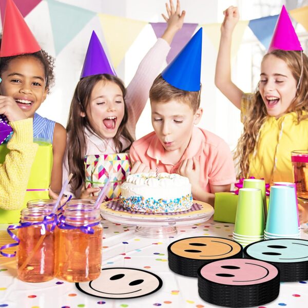 Servilletas Smile pastel (pack 10) (colores variados c/pack un color) - Imagen 4