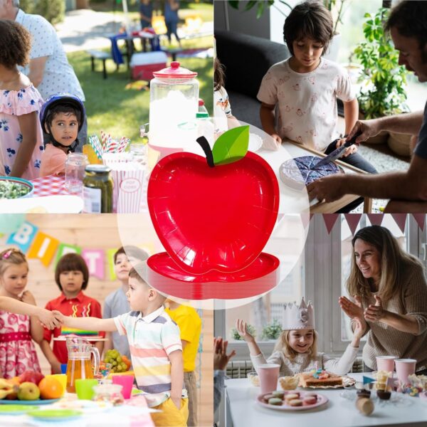 Platos manzana party (pack 5) - Imagen 3