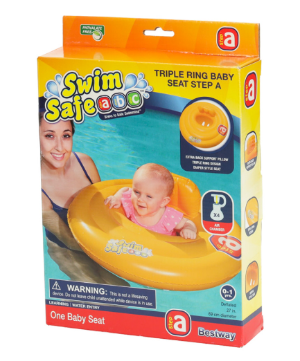 Flotador swim safe abc (inflable) 69cm diametro