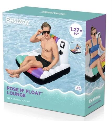 Flotador instagram retro (inflable) (127cm x 102cm)