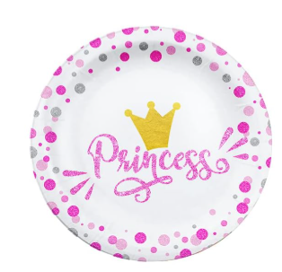 Platos Princesa (pack 10) chicos