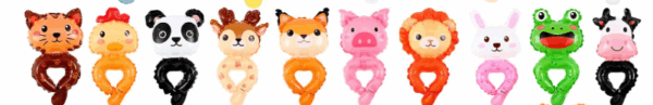 Pulsera inflable animalitos (vienen desinfladas) animales variados