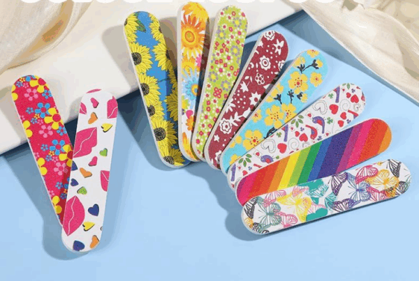 Lima de uñas diseños variados (pack 4)