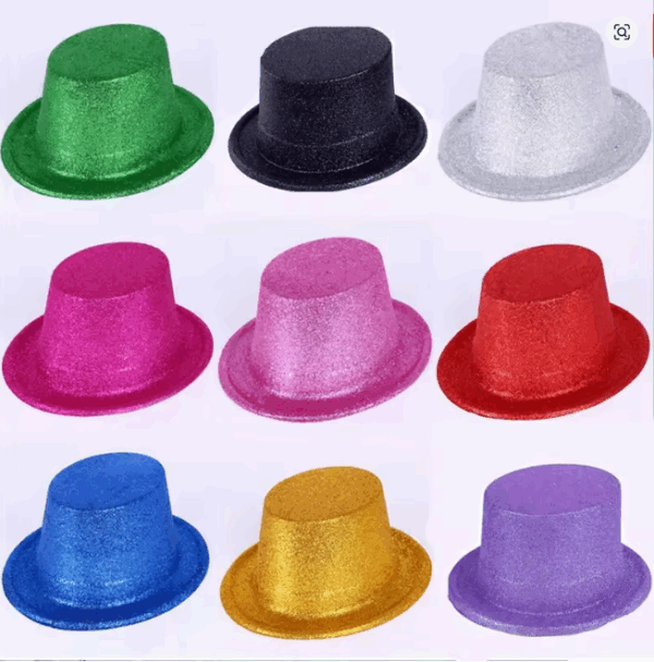 Sombrero glitter (colores variados)