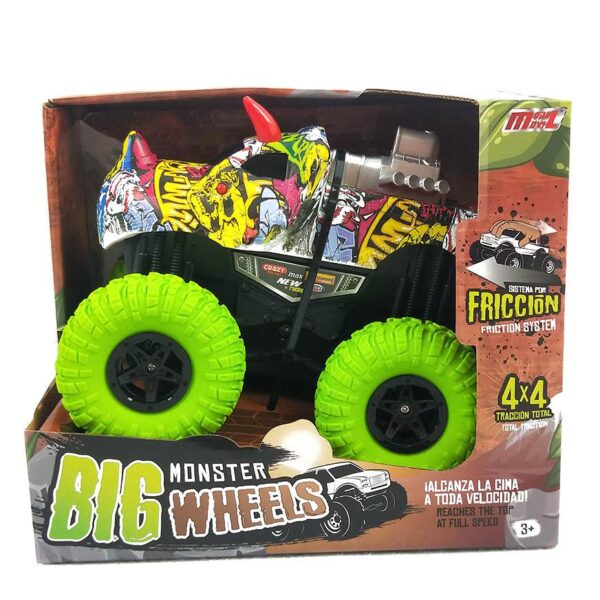 Carro Monster Truck Friccion (20Cm) (colores variados)