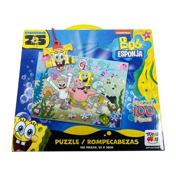 Rompecabezas Bob Esponja 100 Piezas (52cm x 38cm)