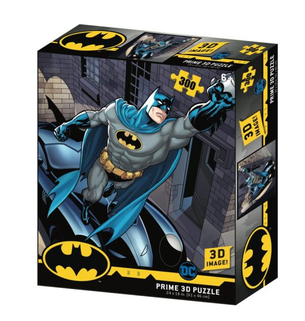 Rompecabezas Batman Prime 3D Batimovil DC (300 Piezas) 61cm x 46cm
