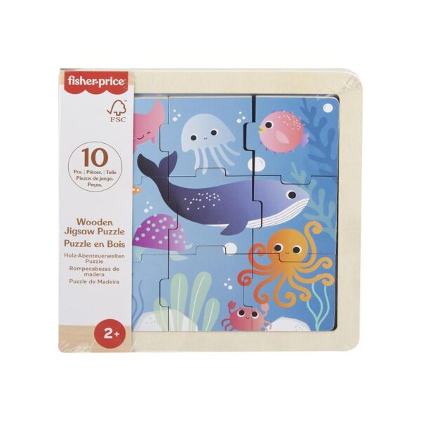 Rompecabezas Fisher Price kids madera (10 piezas) variados - Imagen 3