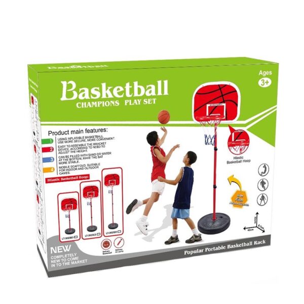 Tablero Portatil De Basket Champions (incluye pelota e inflador)