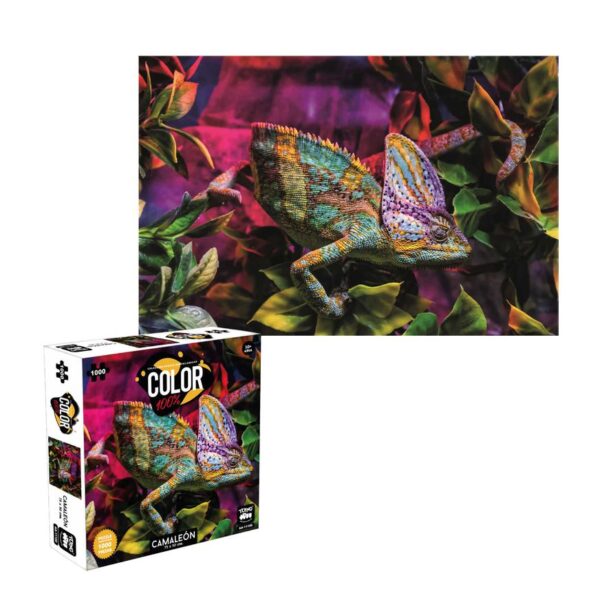 Rompecabezas Camaleon Color 100% (1000 piezas)