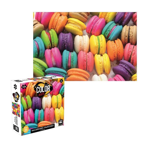 Rompecabezas Macarrones Color 100% (1000 piezas)
