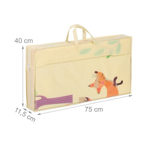 Alfombra de bebe plegable con funda (diseños variados) (75cm x 40cm empacada)
