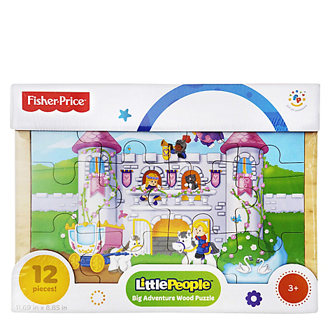 Rompecabezas Madera Fisher Price 12 Piezas Castillo