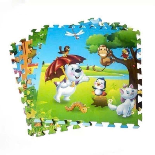 Pisos De Goma Cuadrado 60x60cm 4Pzs (diseños variados) foam - Imagen 2
