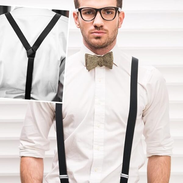 Tirantes negros (disfraz o accesorio) halloween - Imagen 4