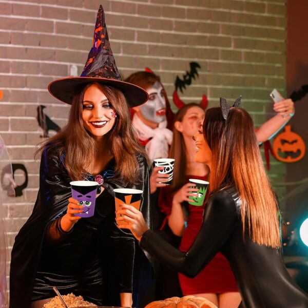 Vasos Halloween party (pack 10) 4 modelos - Imagen 5