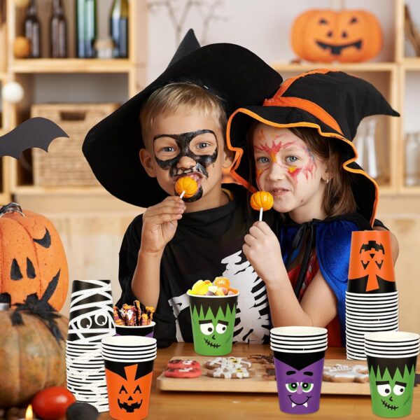 Vasos Halloween party (pack 10) 4 modelos - Imagen 3